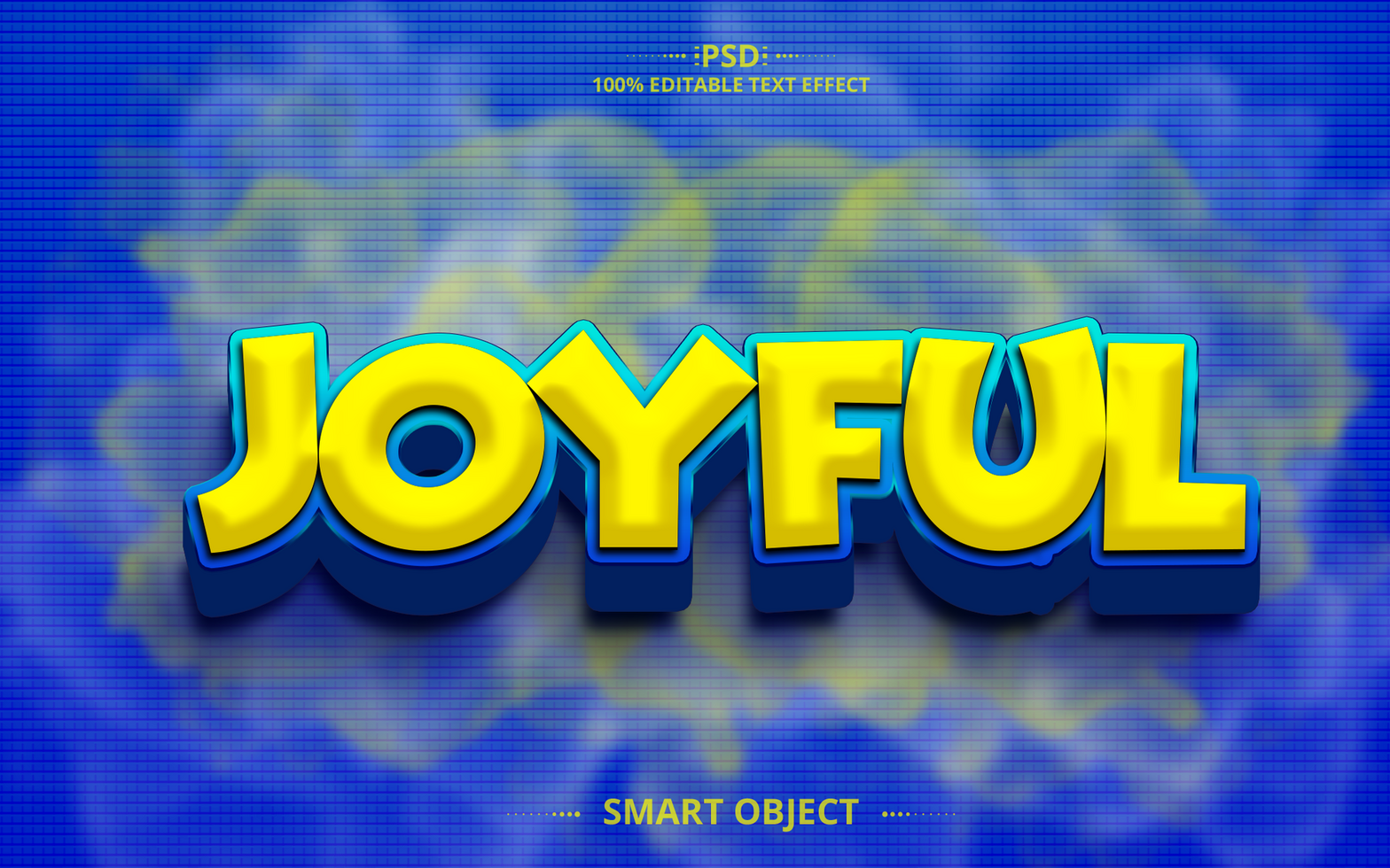 Joyful Editable Text Effect Design psd