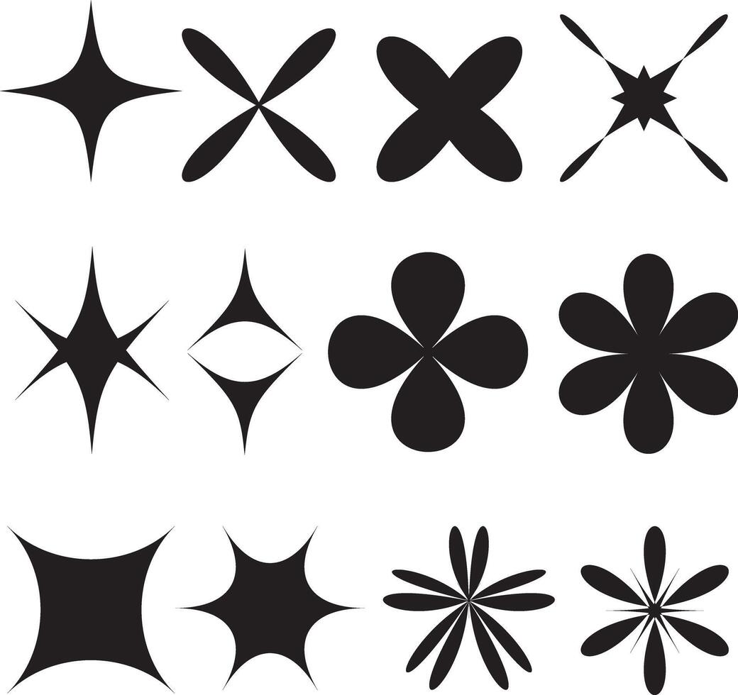 Shapes object elements. simply form collection llustration. for your unique design vector