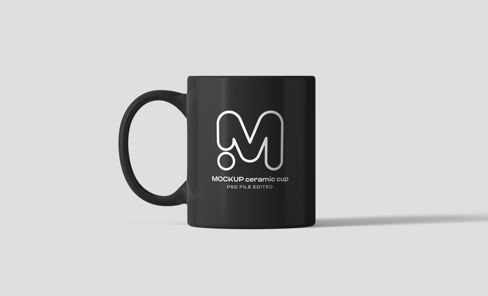 Dark and Light Mug Mockup Set for Product Presentation psd