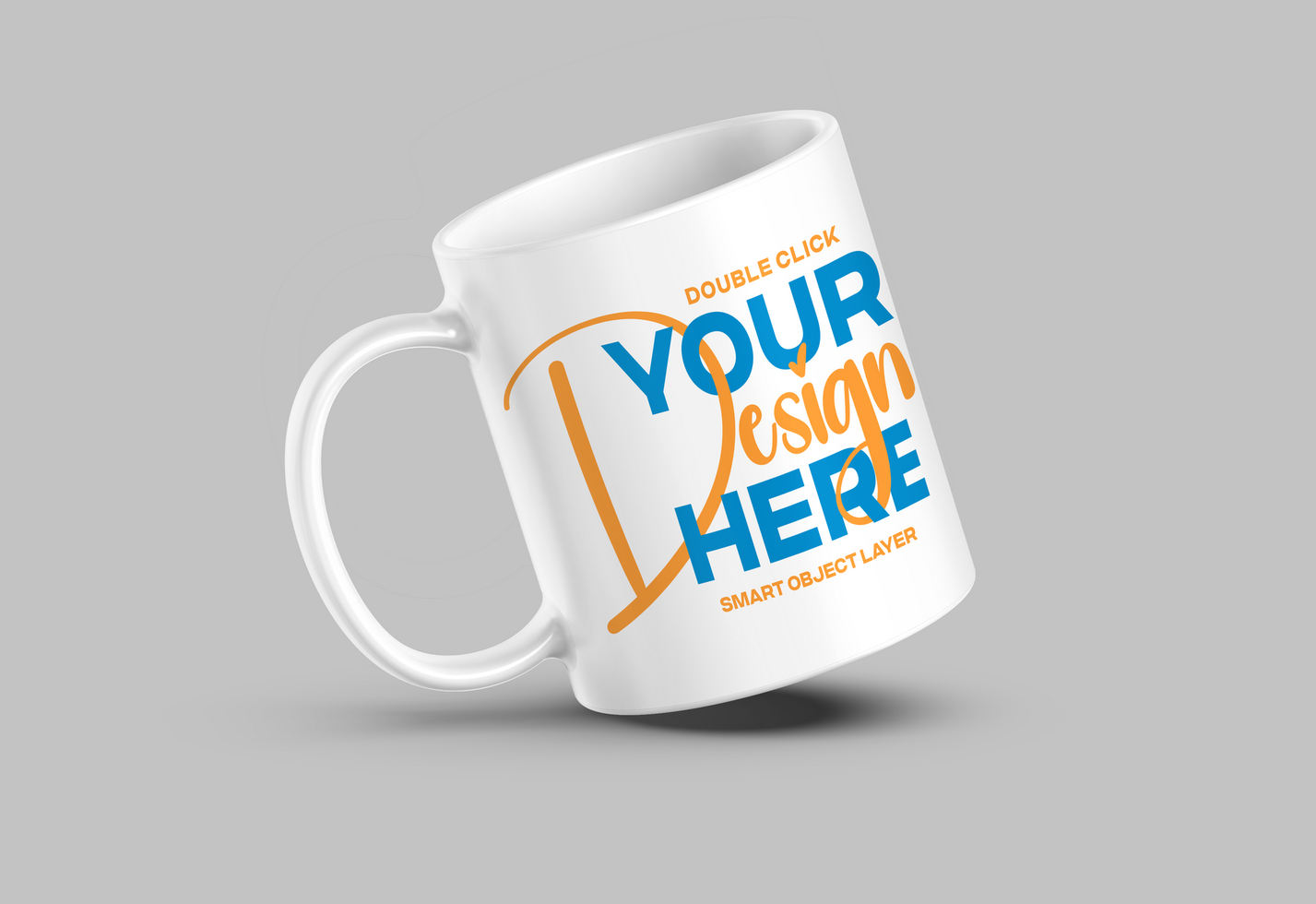 3D Ceramic Mug Mockup with High-Resolution Details psd