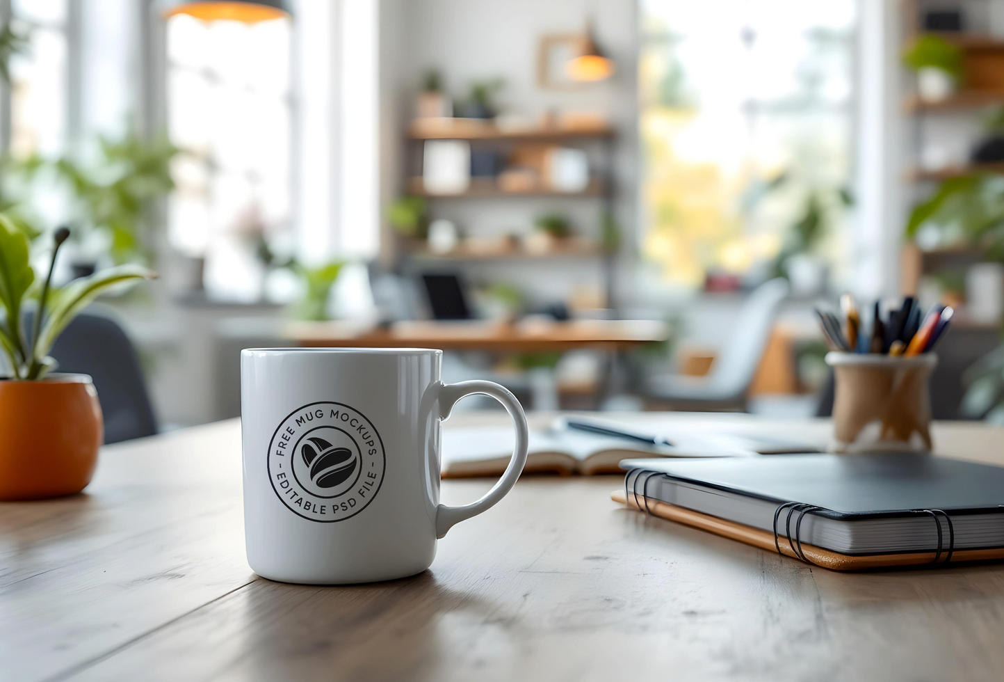 Editable Coffee Mug Mockup with Smart Layer Features psd
