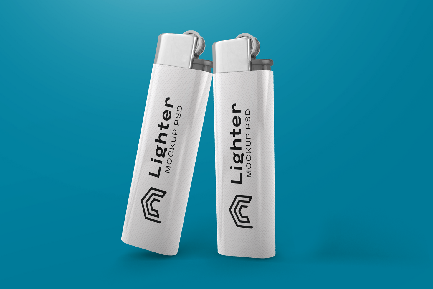 High-Resolution Zippo-Style Lighter Mockup psd