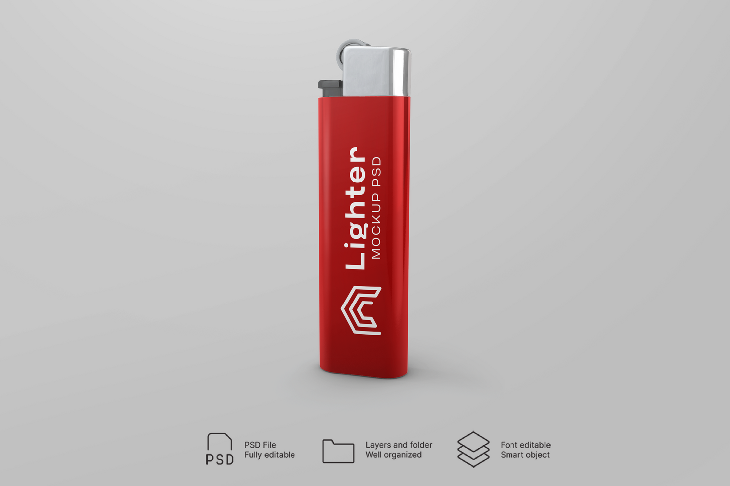 Stylish Lighter Mockup for Marketing and Promotion psd