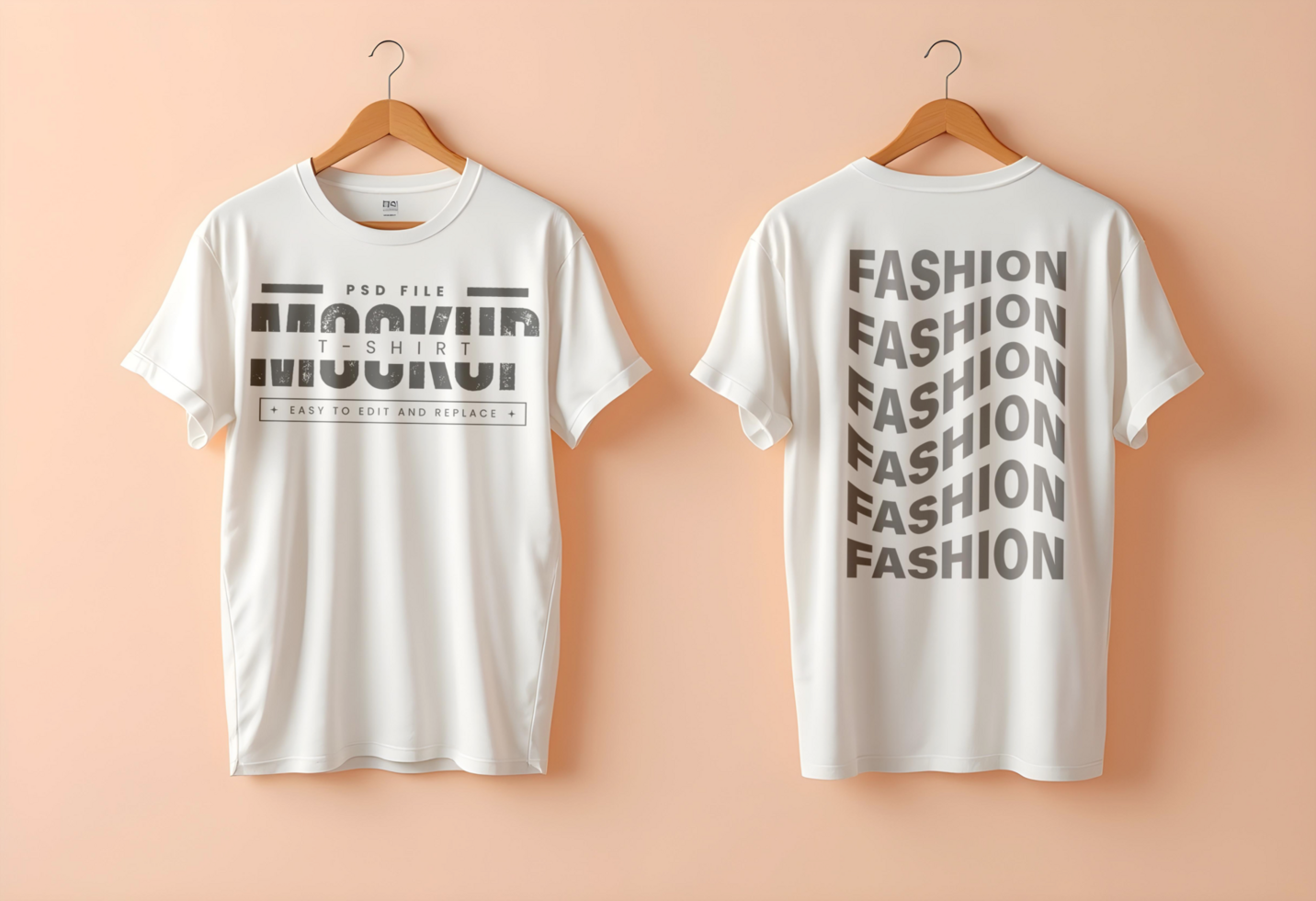 Streetwear T-Shirt Mockup with Urban Style Design psd