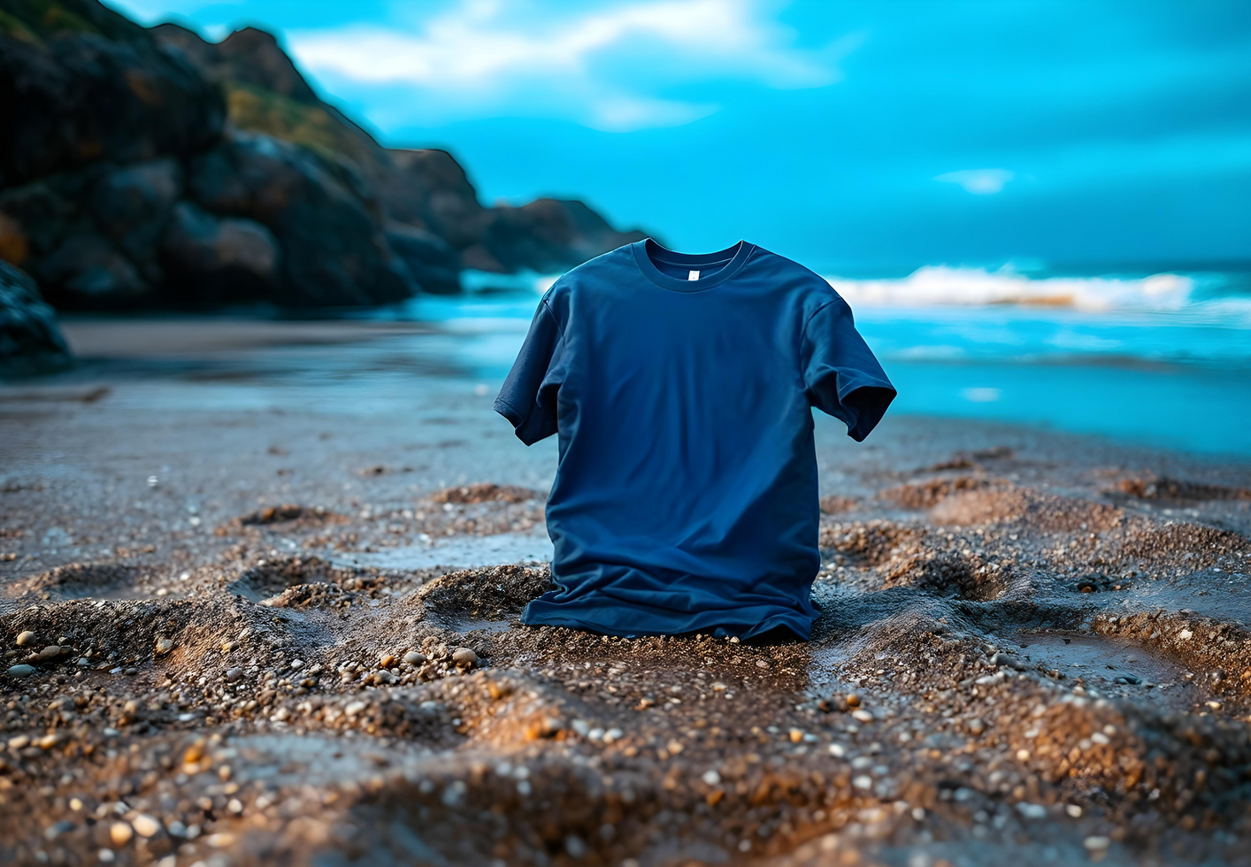 Isolated T-Shirt Mockup with Transparent Background psd