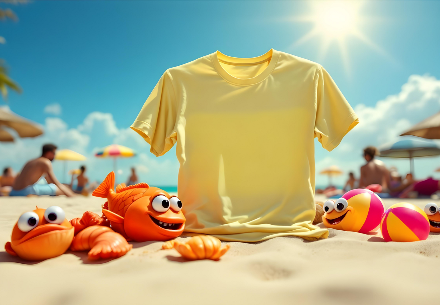 T-Shirt Mockup with Folded and Hanging Display Options psd