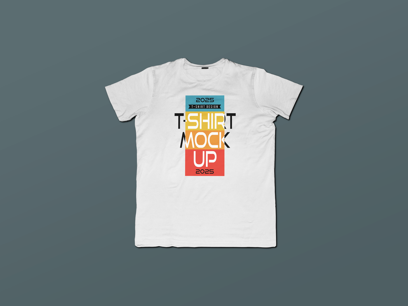 T-shirt Mockup Design Front View psd