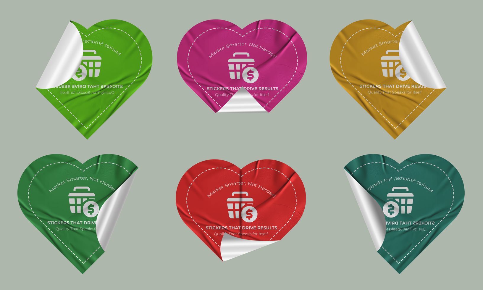 Sticker Mockup Bundle Get More Designs for Less psd