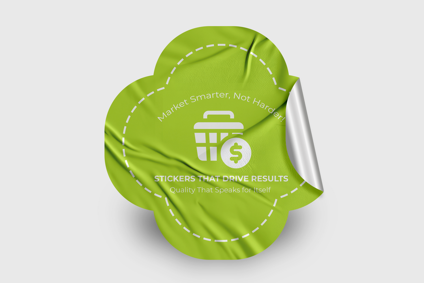 Custom-Printed Sticker Mockup Bring Your Ideas to Reality psd