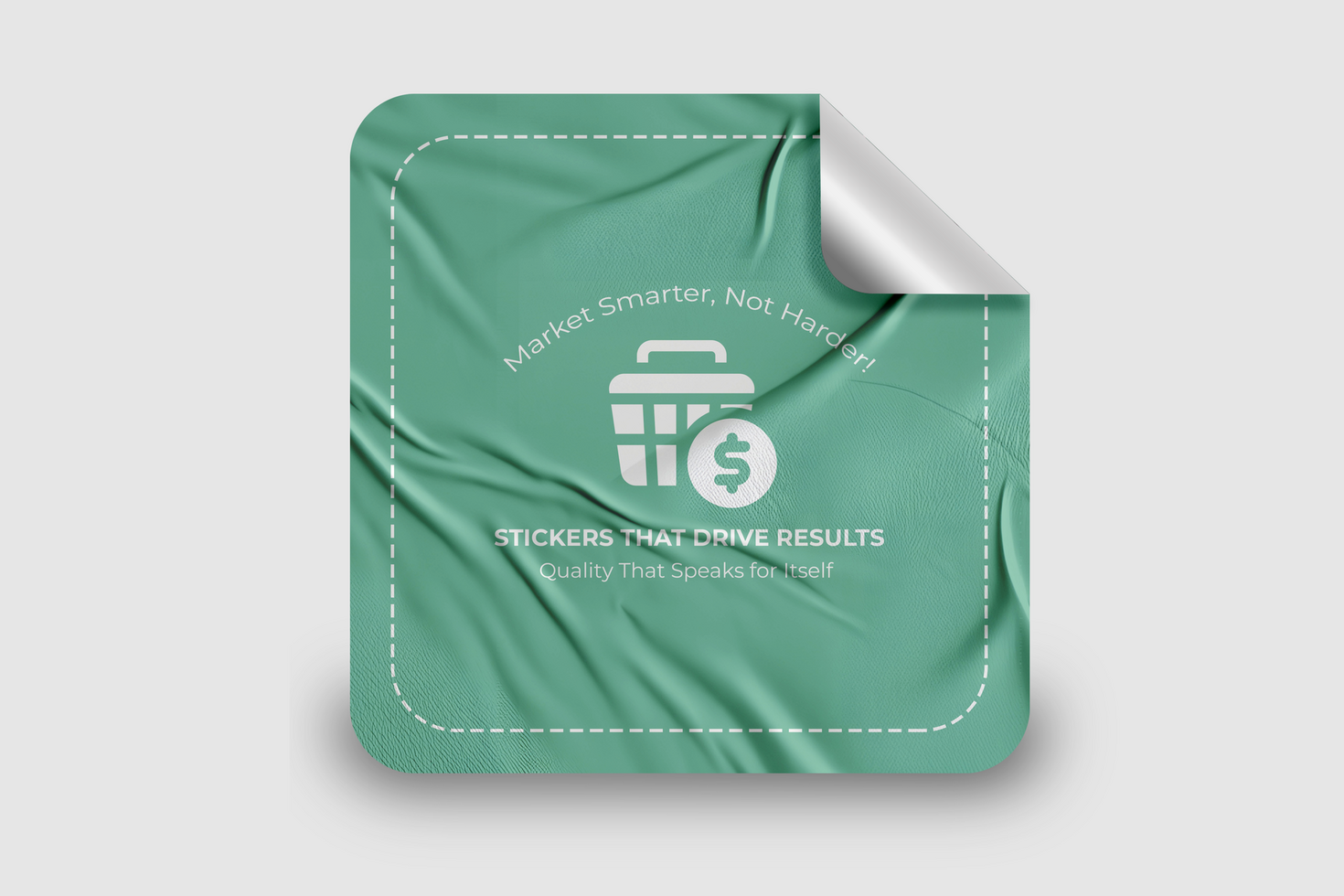 High-Resolution Sticker Mockup Sharp, Clean and Professional psd