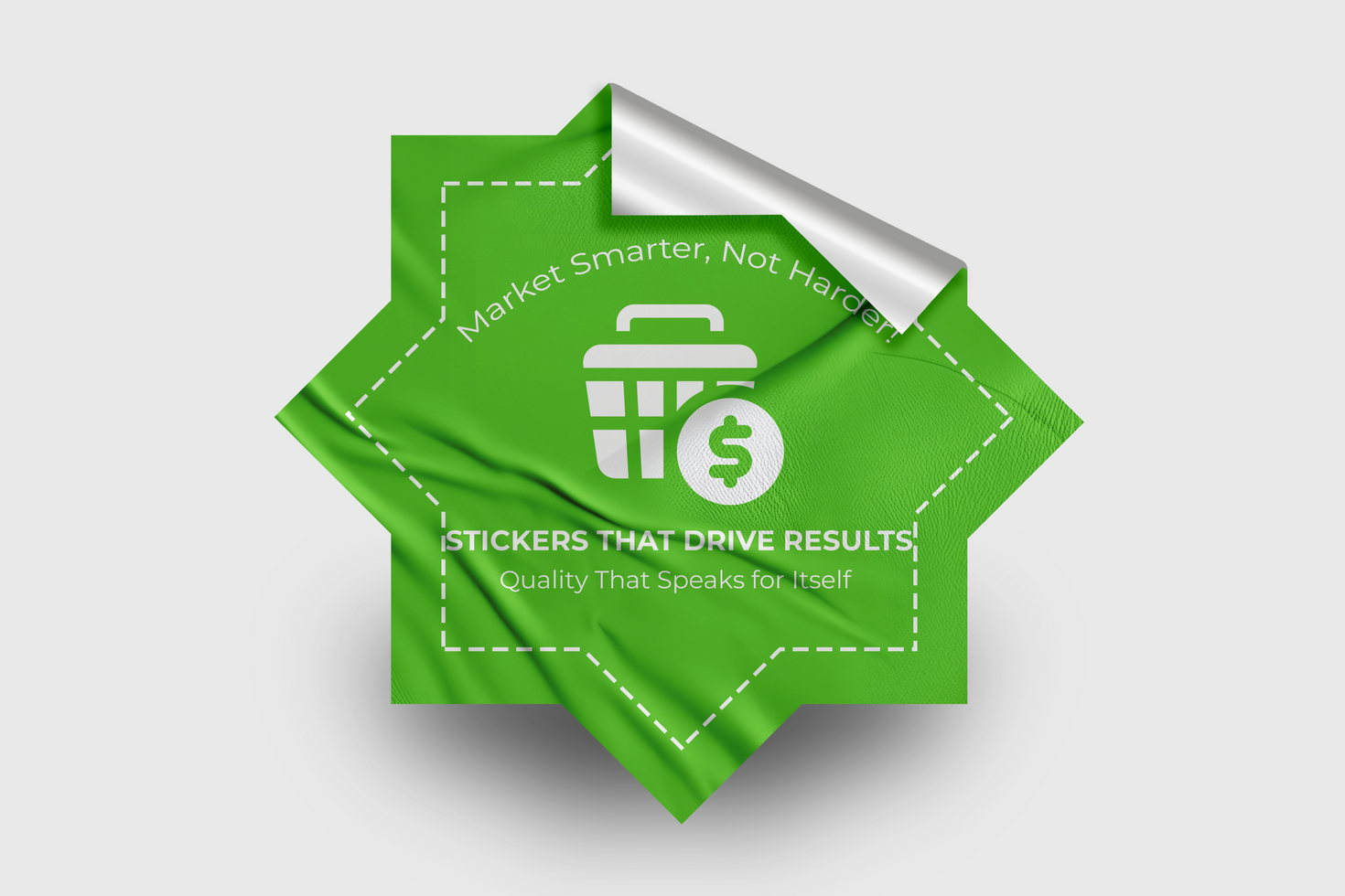 High-Resolution Sticker Mockup Because Quality Matters psd