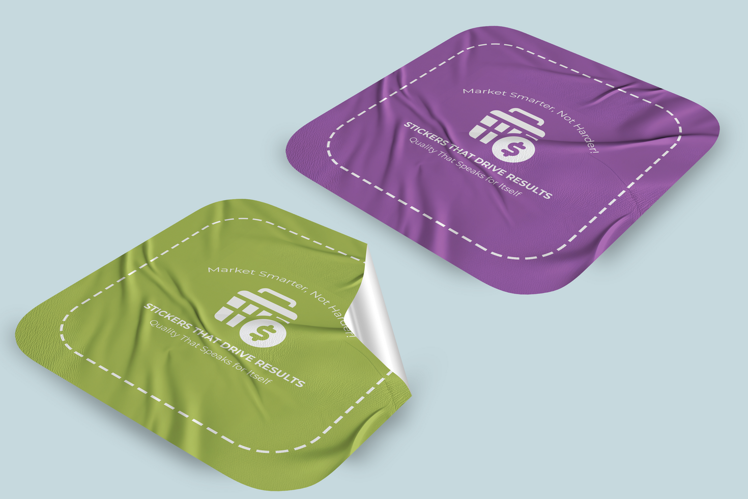 Minimal Sticker Mockup Simple, Sleek and Effective psd