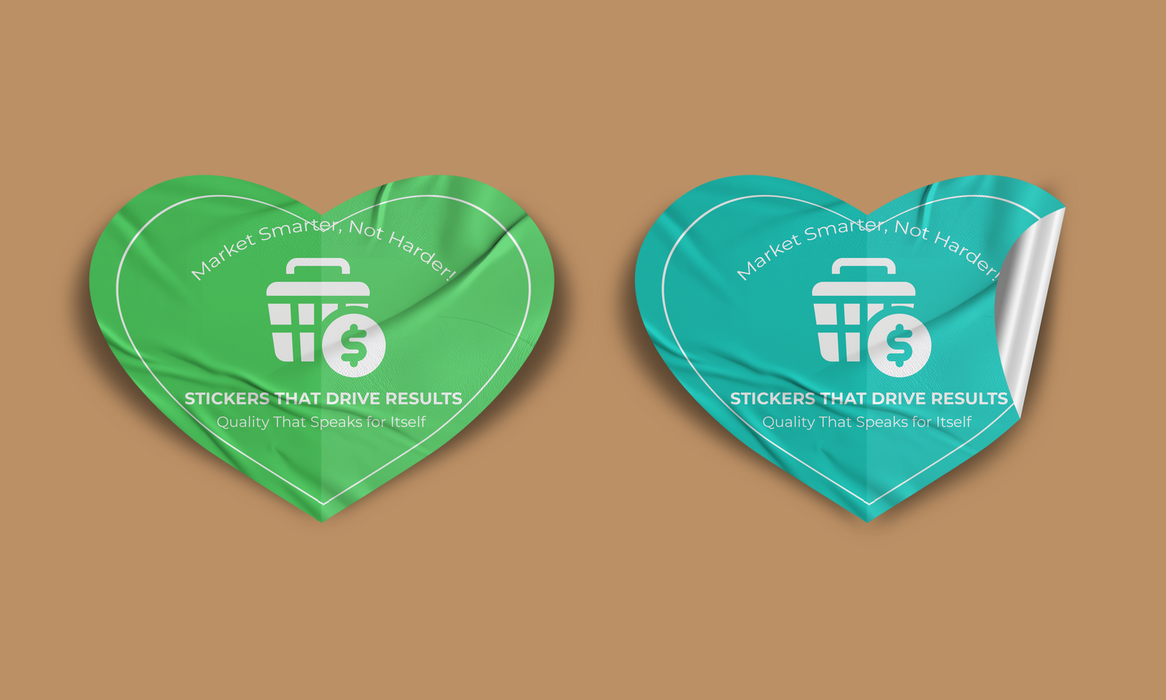 Minimalist Sticker Mockup Sleek Designs for Maximum Impact psd