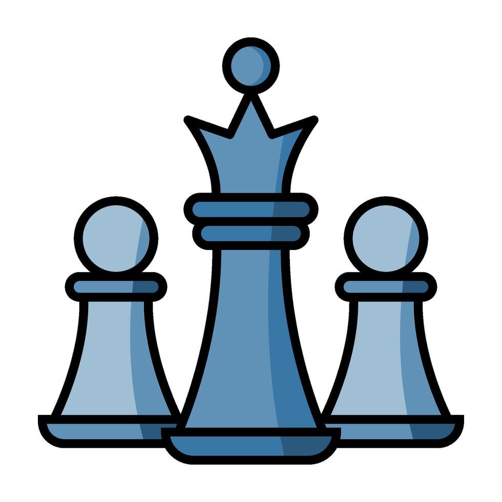 chess,game icon design template vector