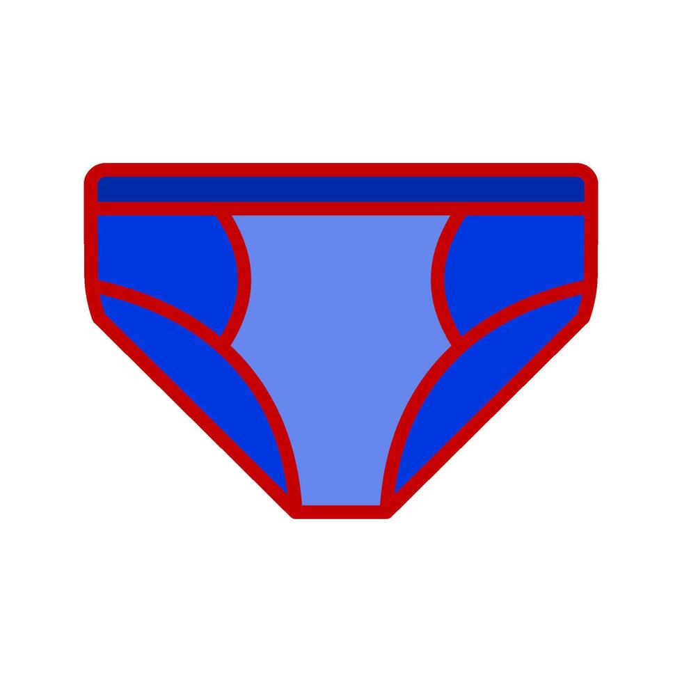brief underwear, apparel top style icon color symbol design template vector