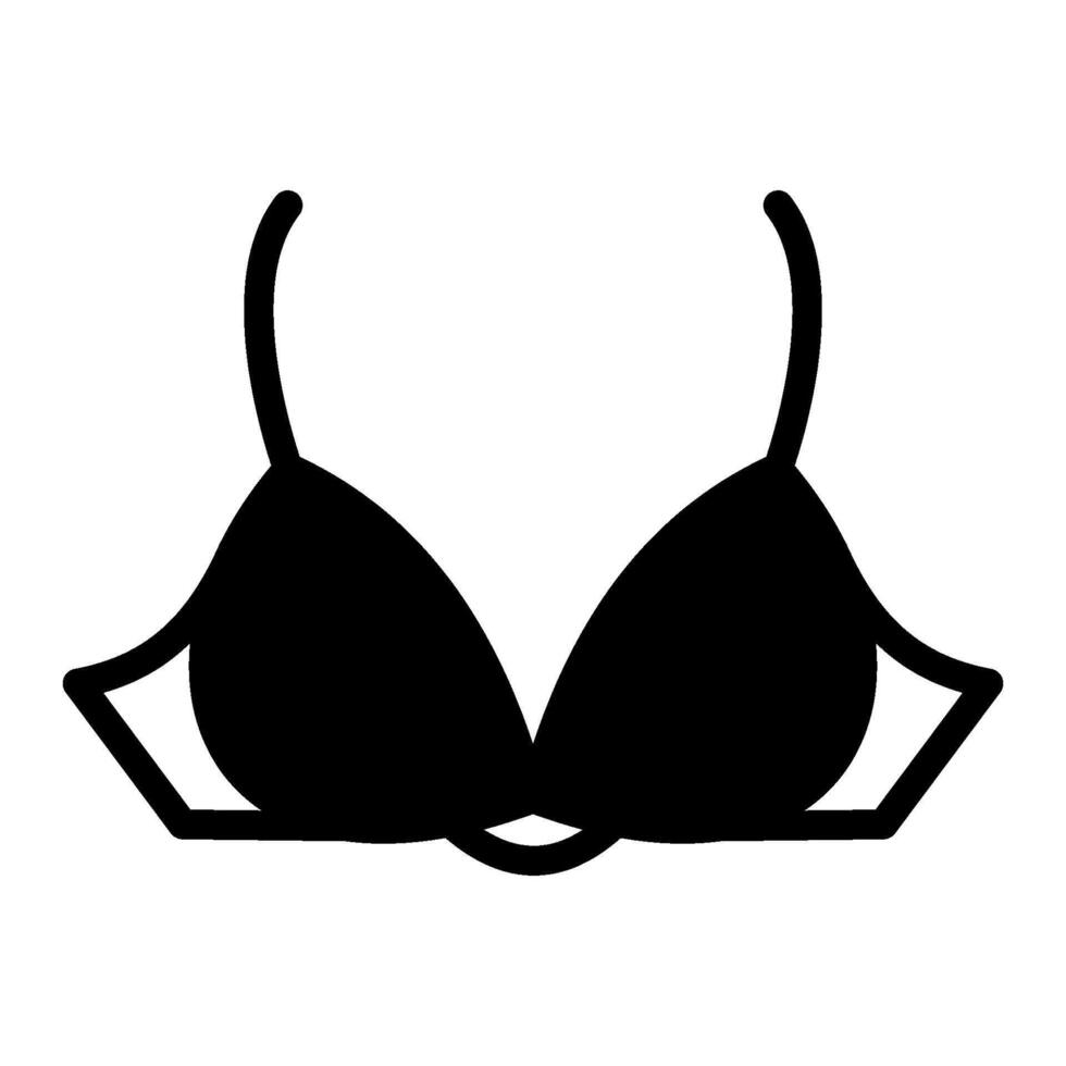 bra, Underwear female top icon design template vector