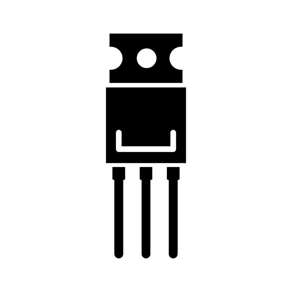 voltage regulator argon icon design template vector