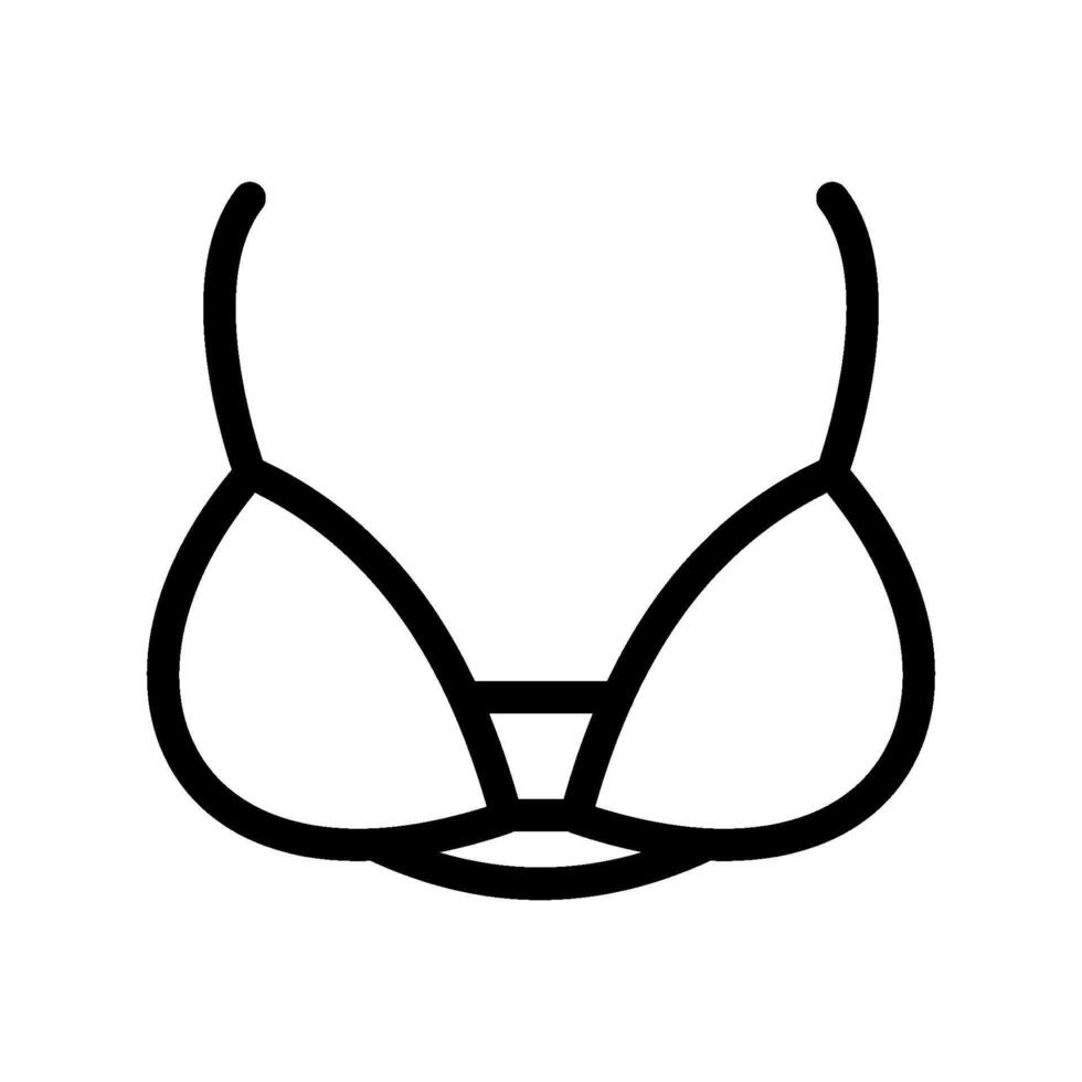 bra, Underwear icon line design templates vector