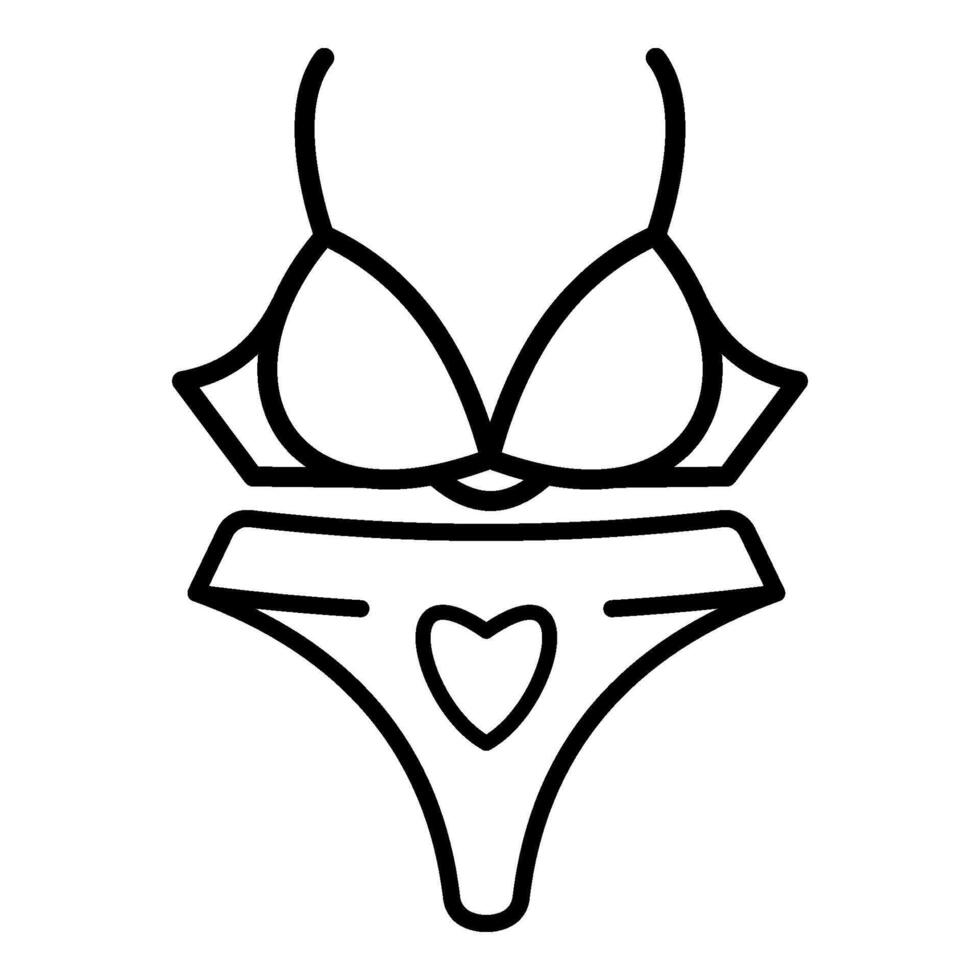 Underwear bra and panties,transparent icon design templates vector