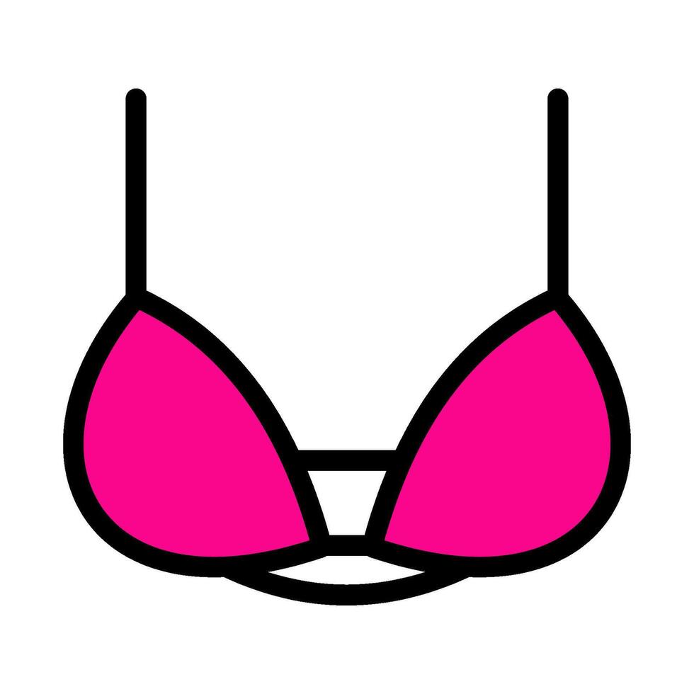 bra, Underwear, top sexy lust icon color symbol sign design template vector