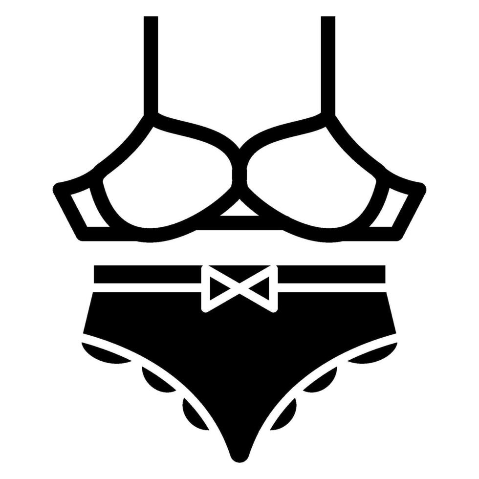 Underwear bra and panties icon design symbol templates vector