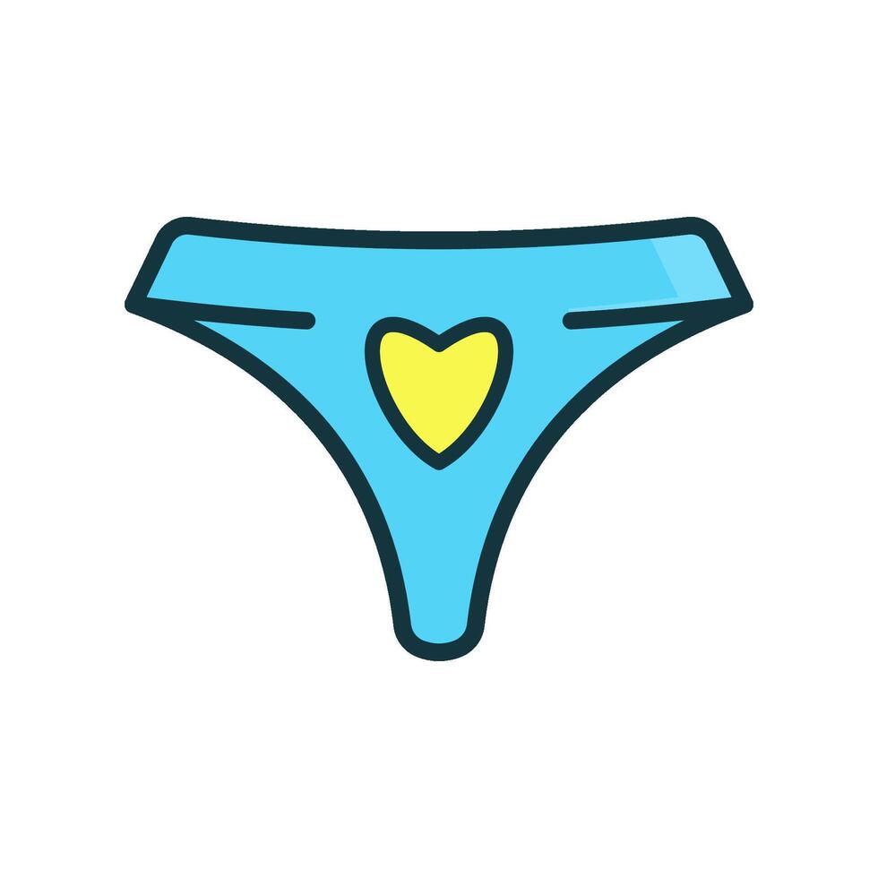 panties, underwear icon design graphic color template vector
