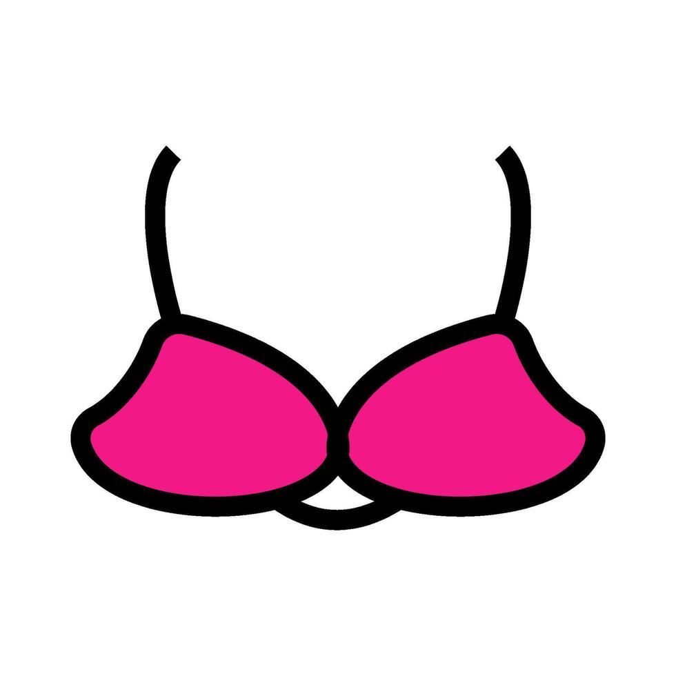 bra, Underwear icon graphic symbol design template vector