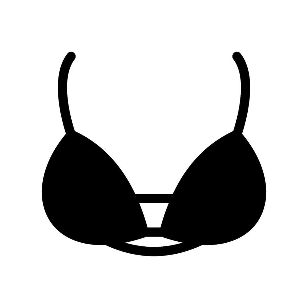 bra Underwear icon black design template vector