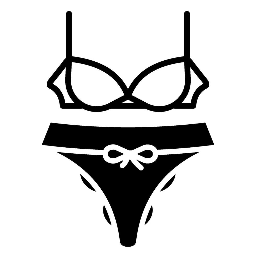 Underwear bra and panties , beauty icon design templates vector