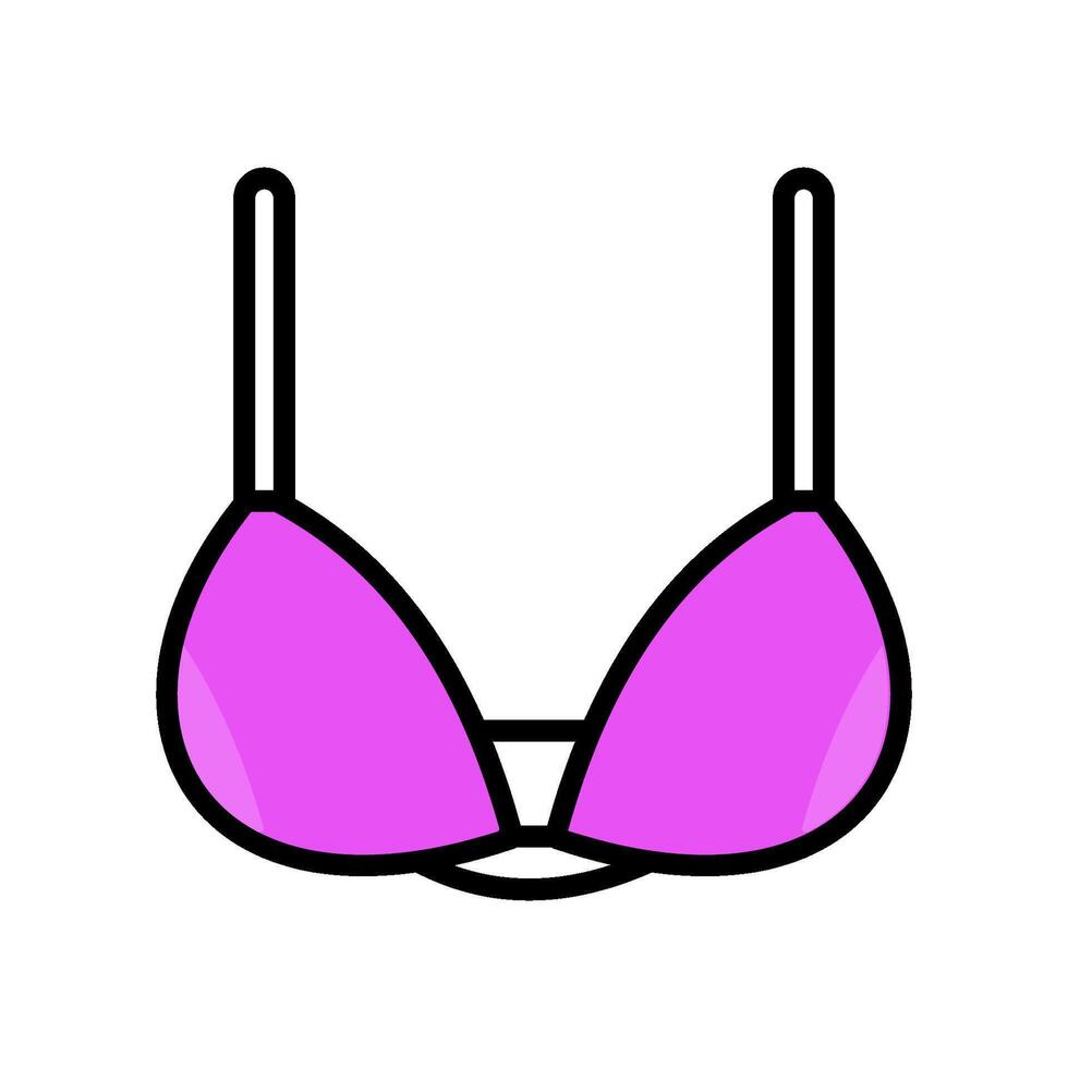 bra Underwear, sexy icon color sign symbol design template vector