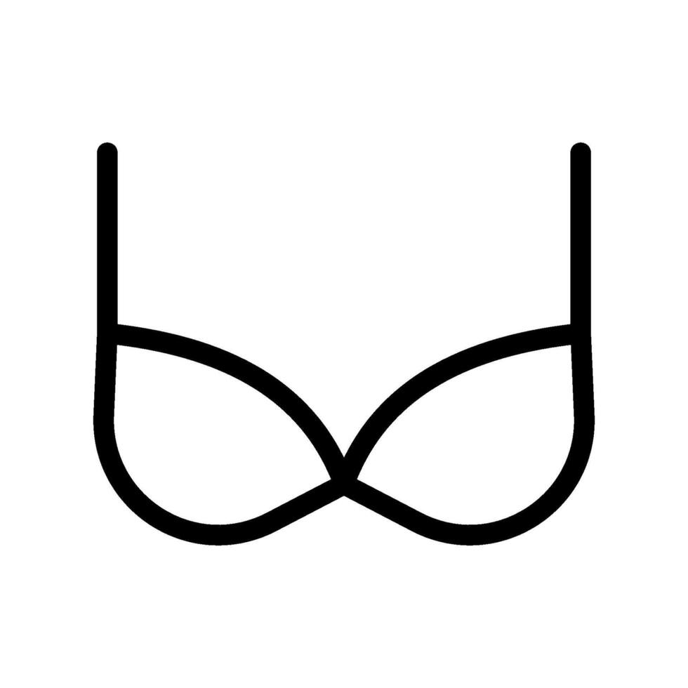 bra Underwear icon line graphic symbol design template vector