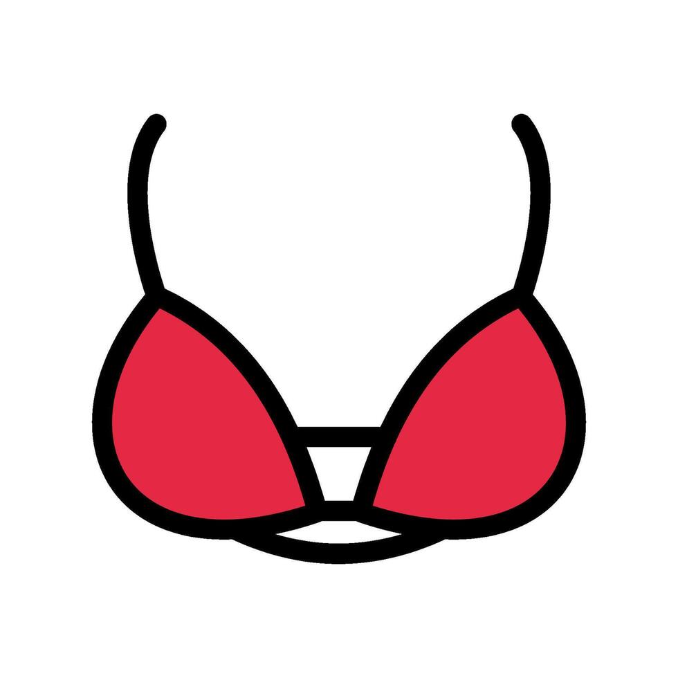 bra Underwear, fashion icon color symbol sign design template vector