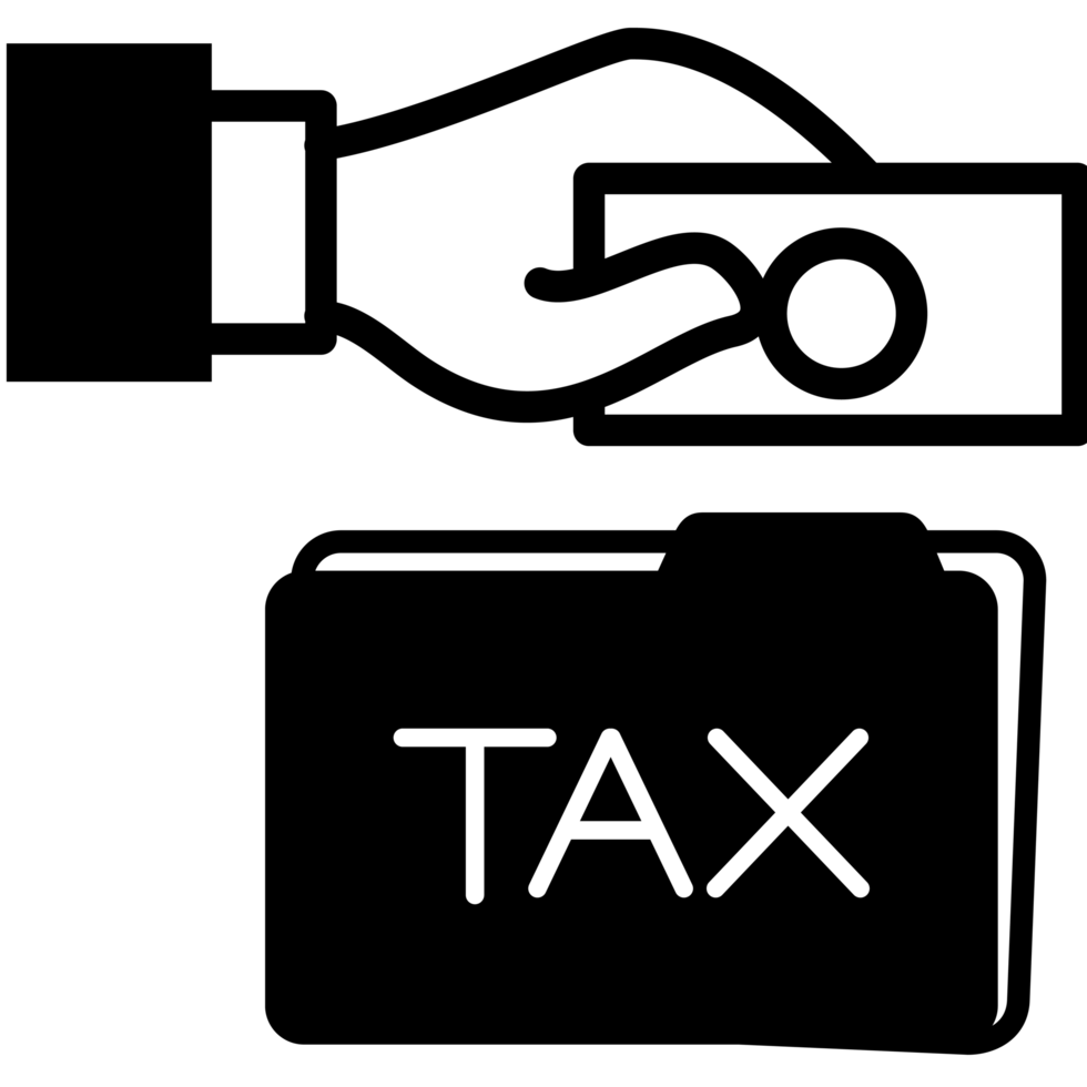 tax day pay icon isolated png