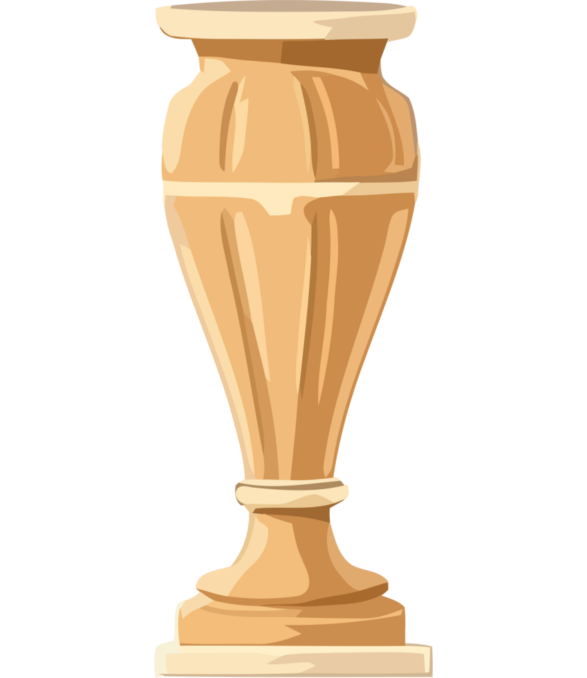 An illustration of a vase icon isolated png