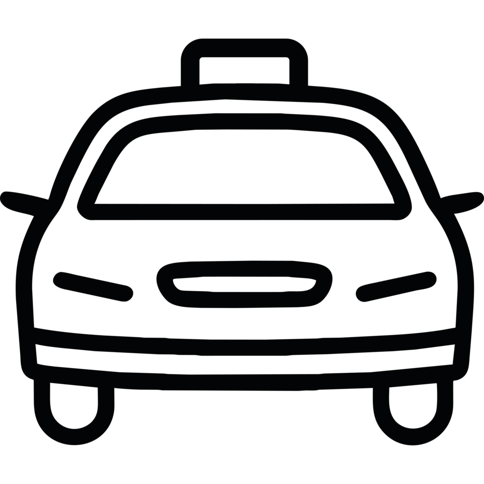 taxi icon isolated png