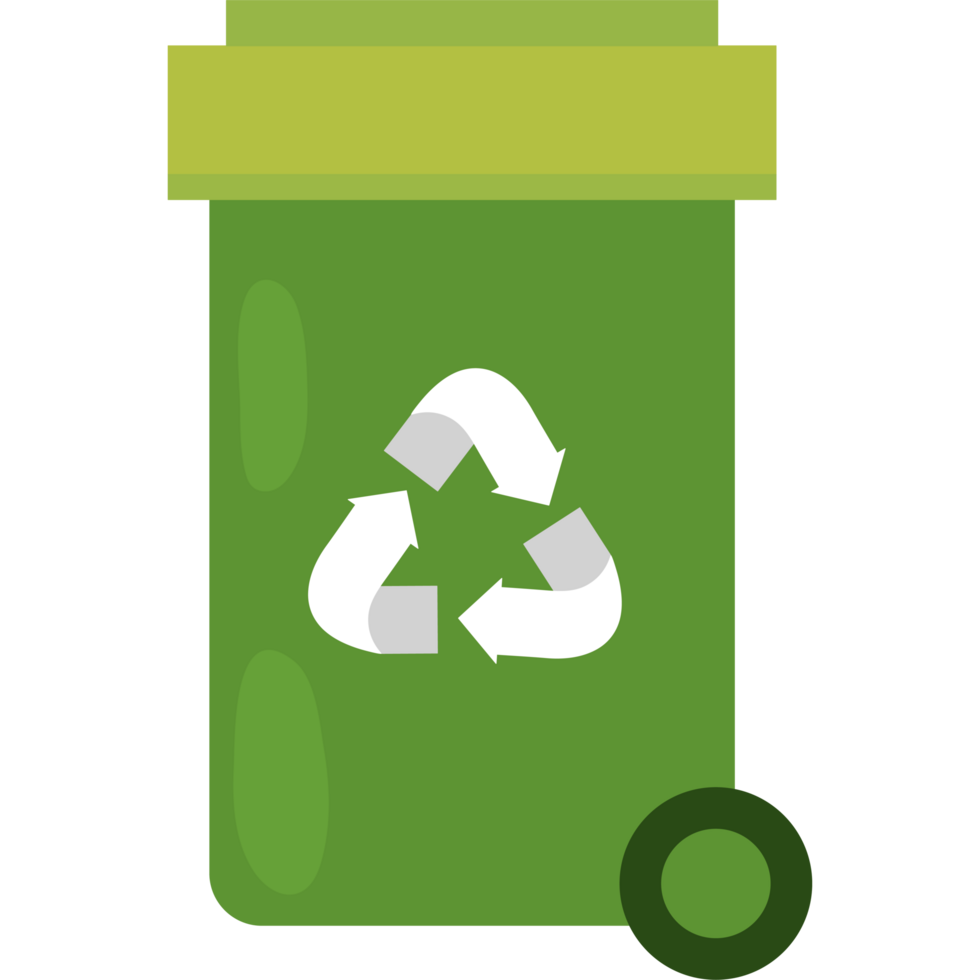 Recycle trash bin icon png