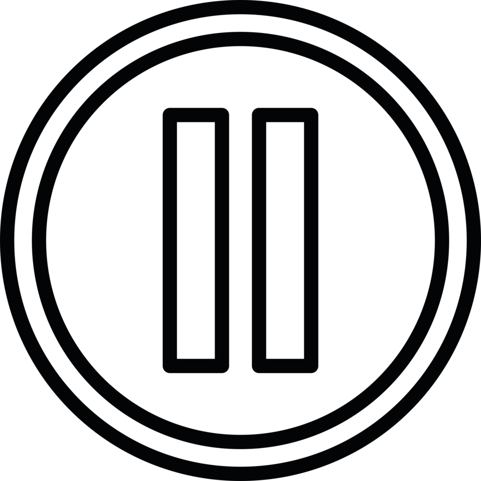 Pause button icon png