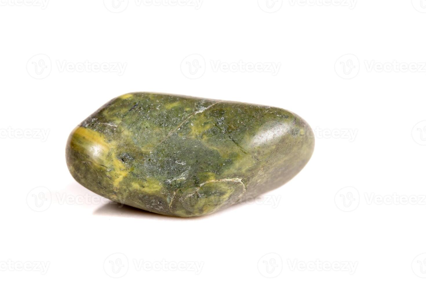 Macro mineral stone jasper on a white background photo