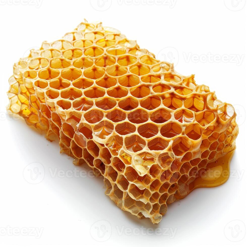 Honey comb dripping photo
