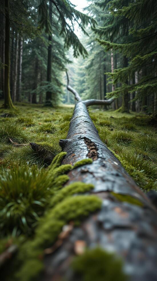 A long tree trunk photo
