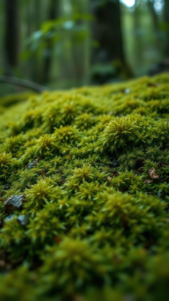 Moss in the forest photo