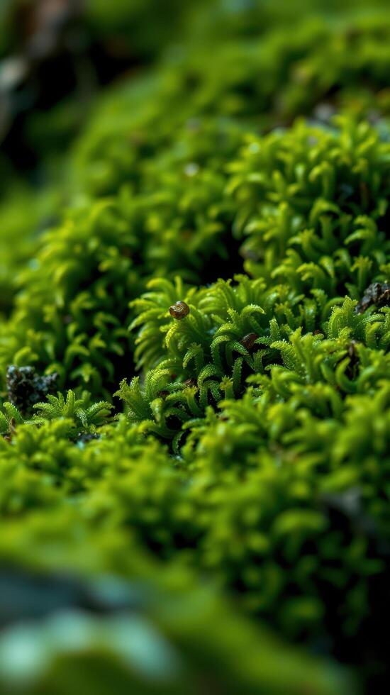 A close up of a green plant with leaves photo