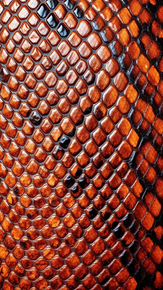 A close up of a snake skin photo