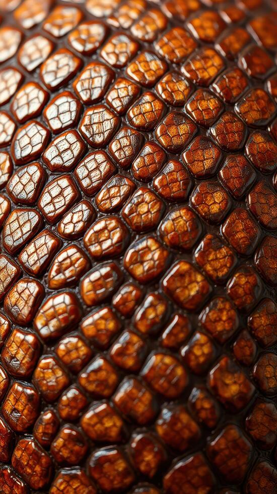 A close up of a snake skin photo