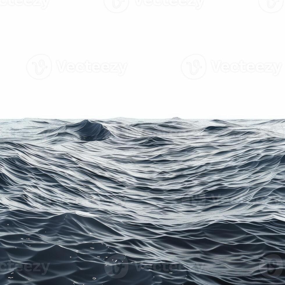 Dark blue ocean waves creating a relaxing and peaceful atmosphere photo