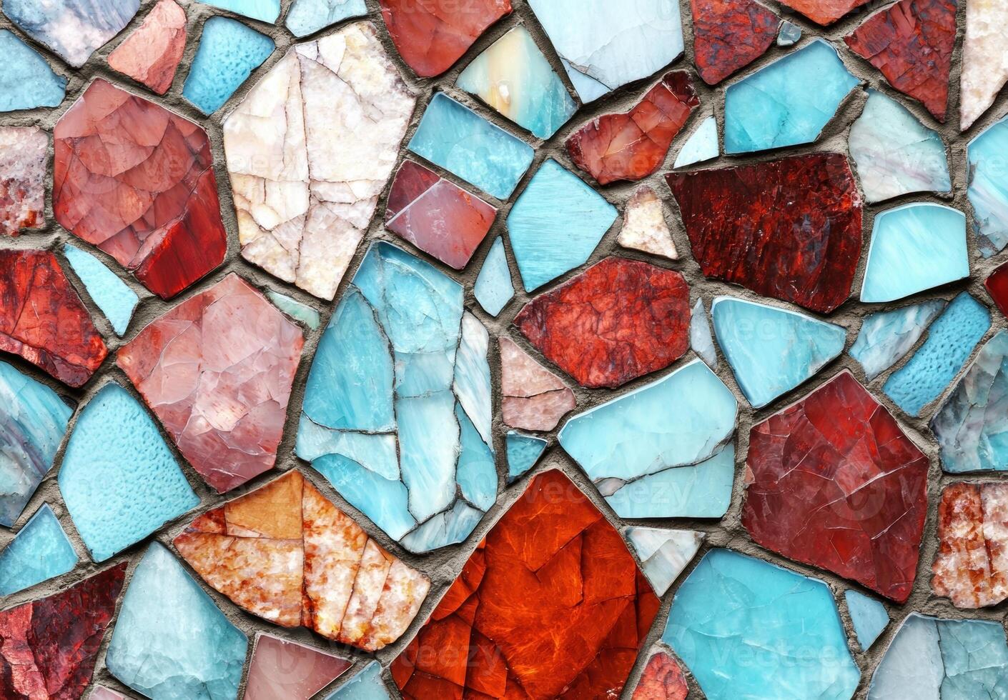 Colorful stone mosaic texture background photo