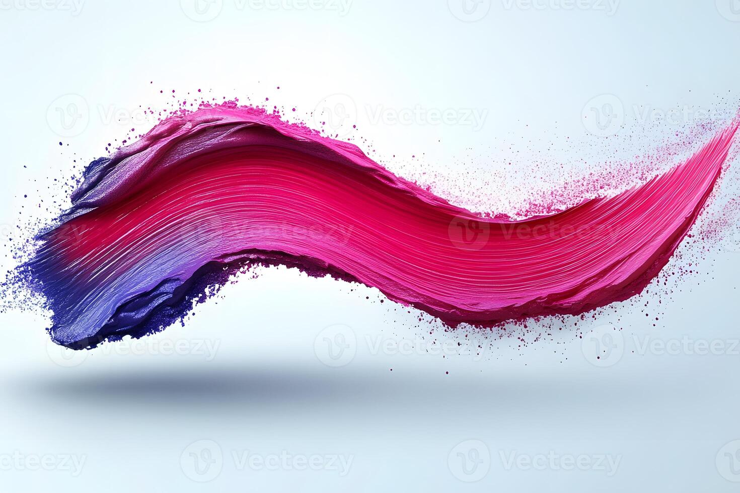 Vibrant Abstract Paint Stroke - Creative Design for Art and Graphics photo