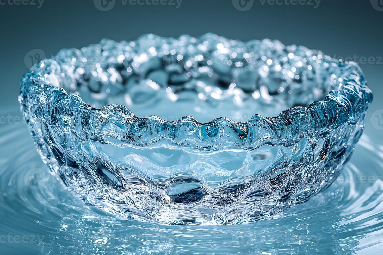 Elegant Crystal Bowl Design for Decor and Art Enthusiasts photo