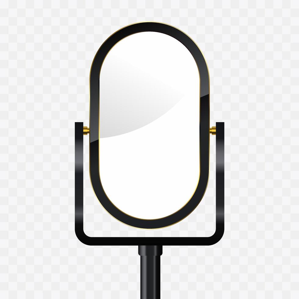 A Transparent Hanging technology LED Screen Mockup in 3Ds. the opacity editable LED Illuminated TV lightbox with empty space. vector