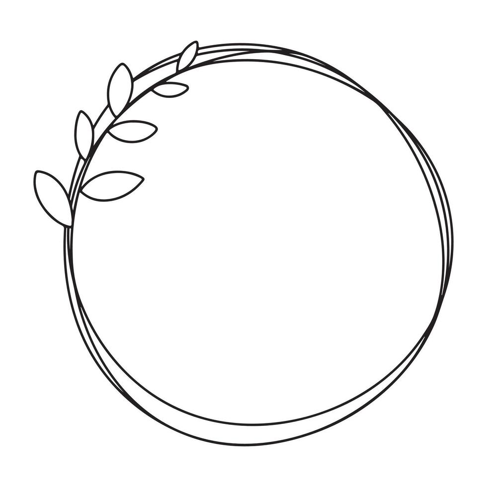 Laurel wreath icon. Outline illustration of laurel wreath icon for web vector